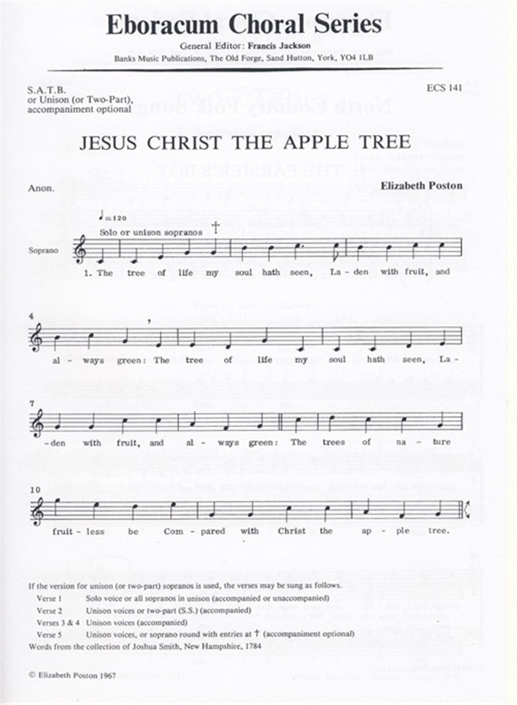 Jesus Christ The Apple Tree